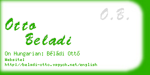 otto beladi business card